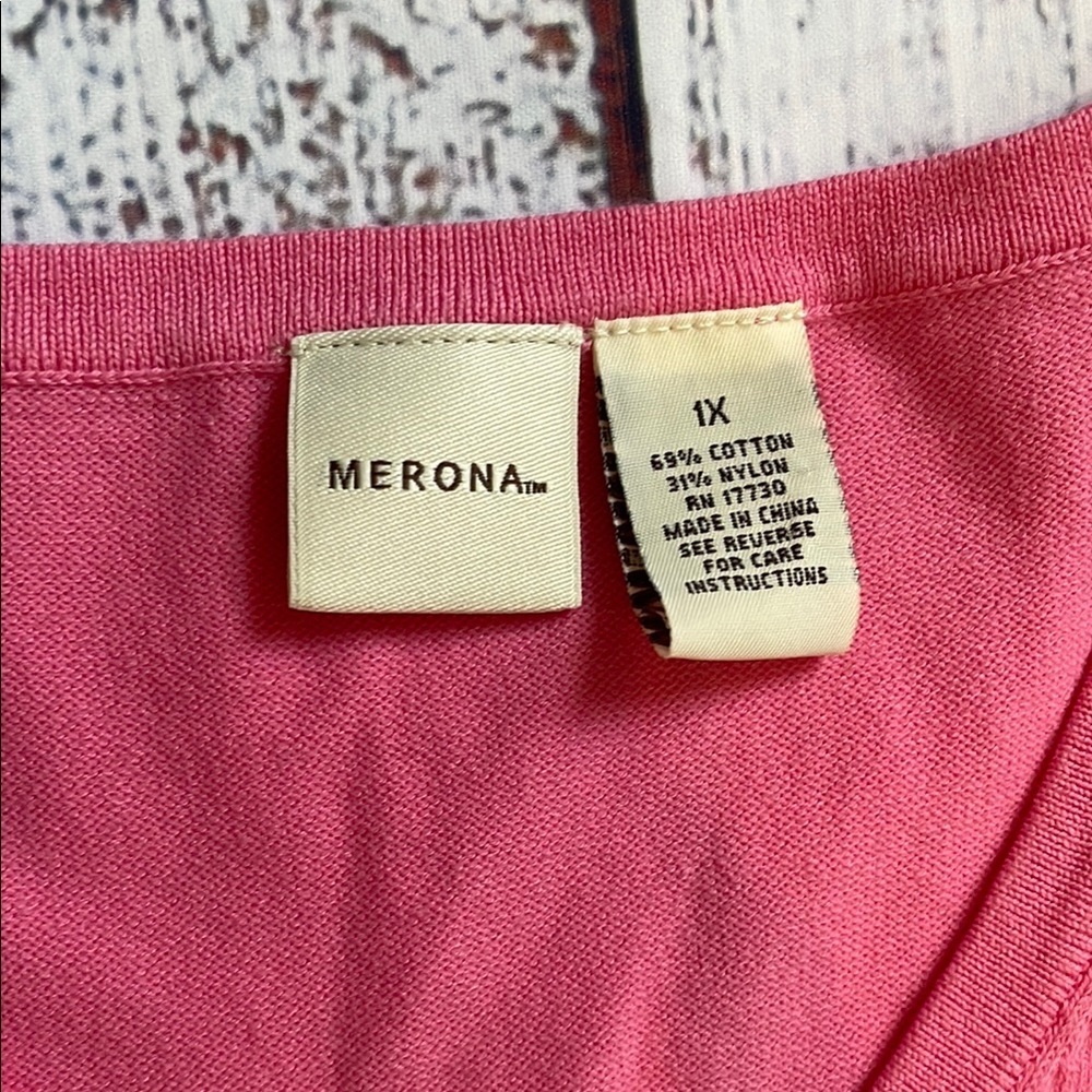 Pink Sleeveless V-Neck Top - Picture 2 of 3